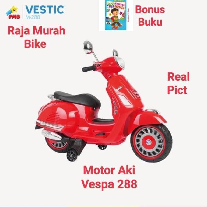 Motor Aki Vespa Vestic M288 Motoran Aki Vespa 288 Motor Aki Anak Vespa Harga Spesial