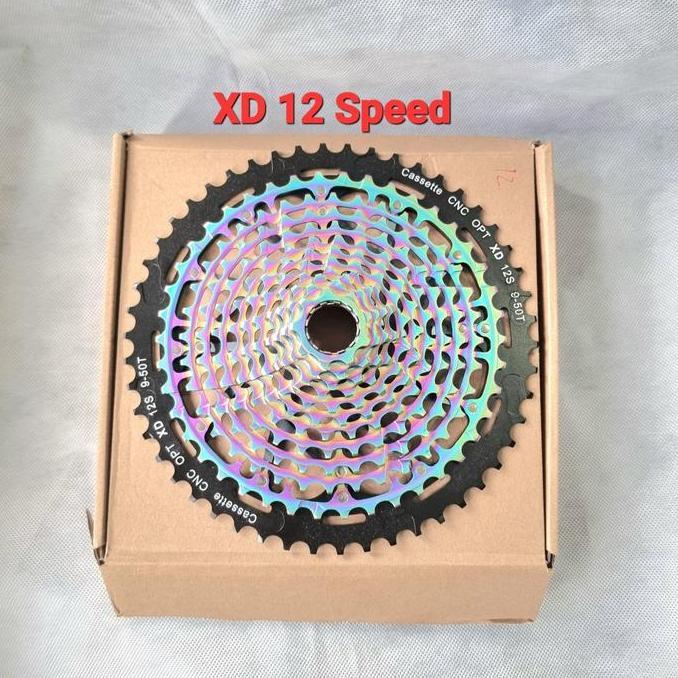 Promo Sprocket 12 Speed 9-50T XD Drive Rainbow Diskon