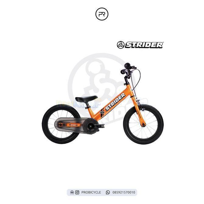 Promo STRIDER - 14X WITH PEDAL KIT - TANGERINE Diskon