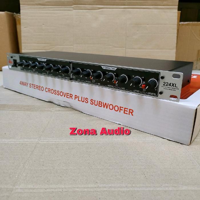 Crossover Dbx 224Xl + Output Subwoofer Original Dan Terpercaya