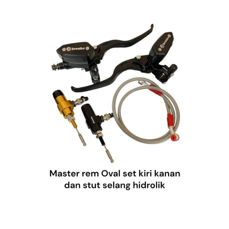 Kopling hidrolik rx king ninja cbr fu vixion klx crf gsx ninja 250 satu set stut selang tabung kaca