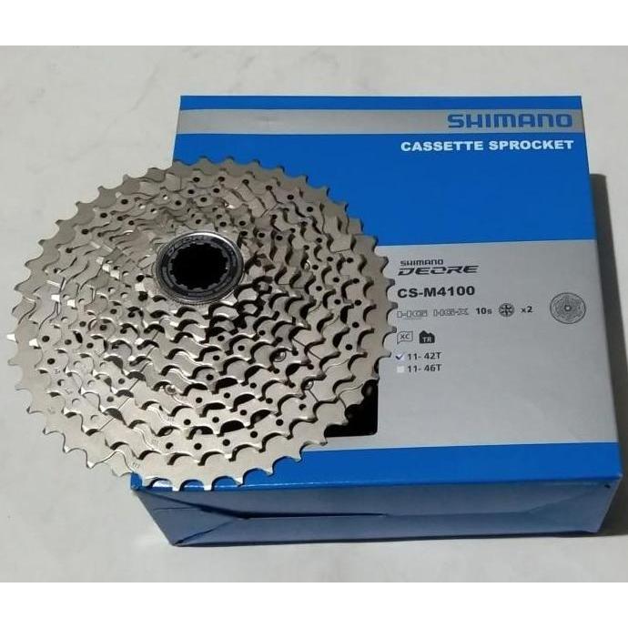 Promo Shimano Deore Cassette Sprocket 10 Speed 11-42T Diskon