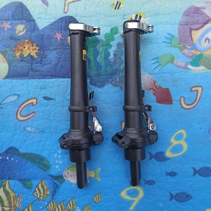 Promo handlepost 22.2 standar tiang sepeda lipat folding tiang lipet Diskon