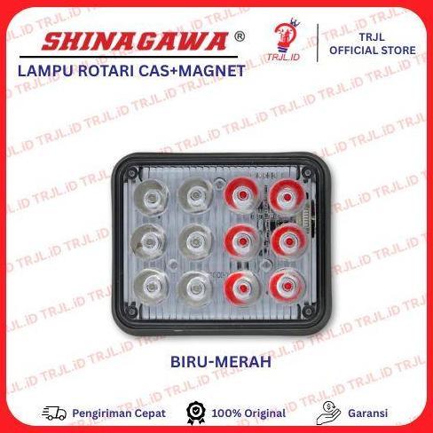 Lampu Rotari Magnet Rechargeable Emergency Light Flash Shinagawa Truk Mobil Rumah Dapat Di Tempel