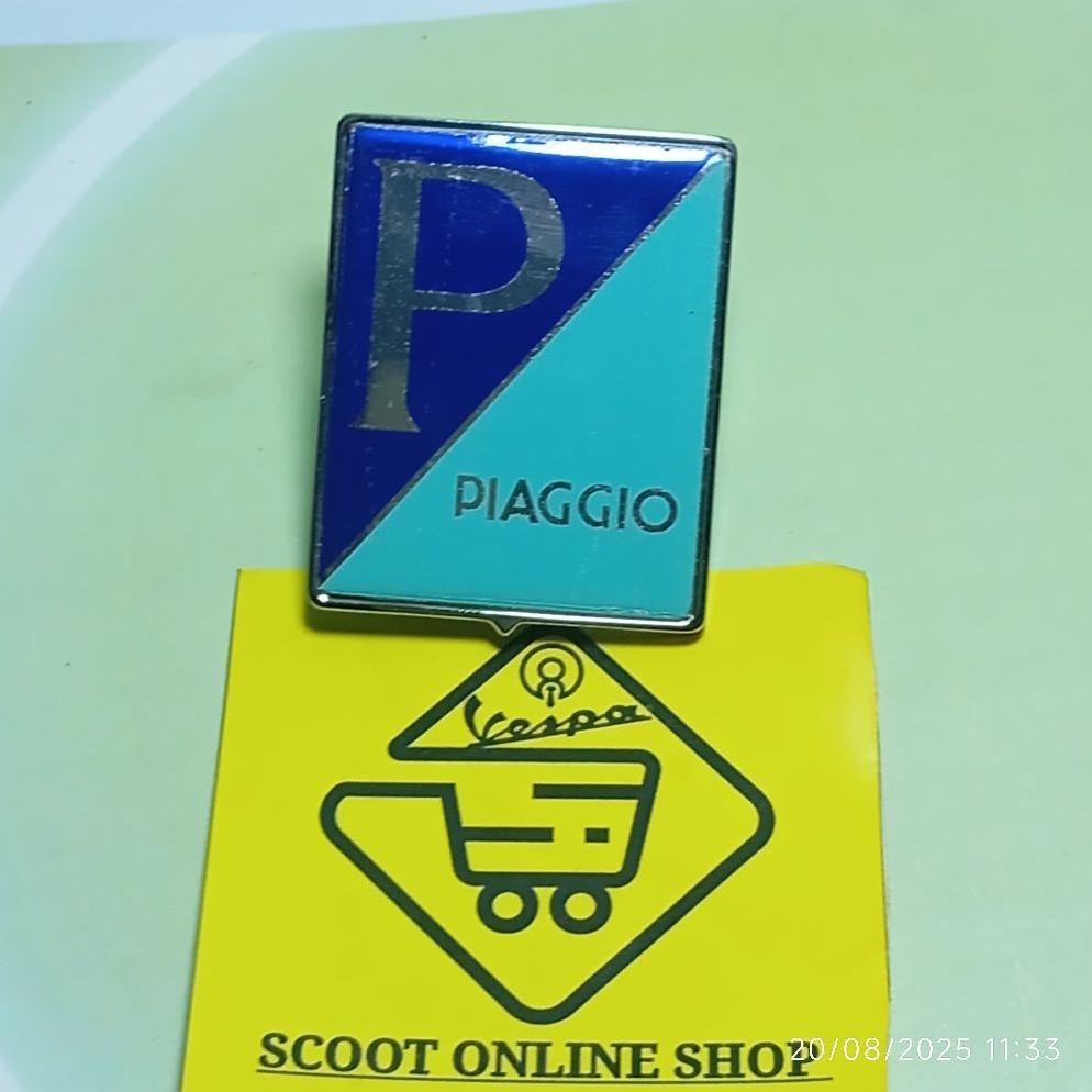 Emblem Dasi Vespa Matic / Logo Piaggio / P Coret Vespa Matic Original