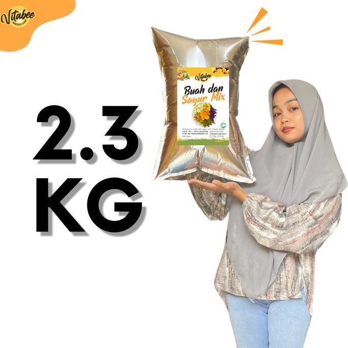 FIONA 2,3KG Kripik Buah Sayur Mix - apel nangka okra wortel Food Snack