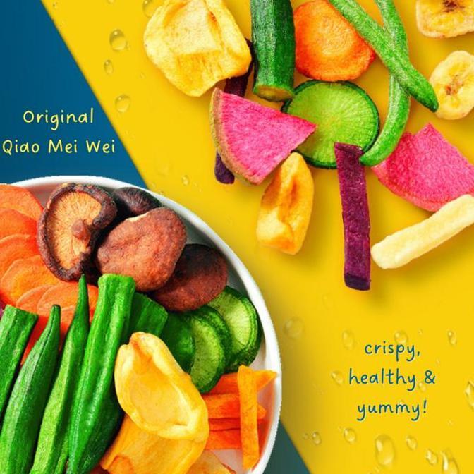 Snack Keripik Sayur Buah Kering Crunchy Veggetable Snack Sehat