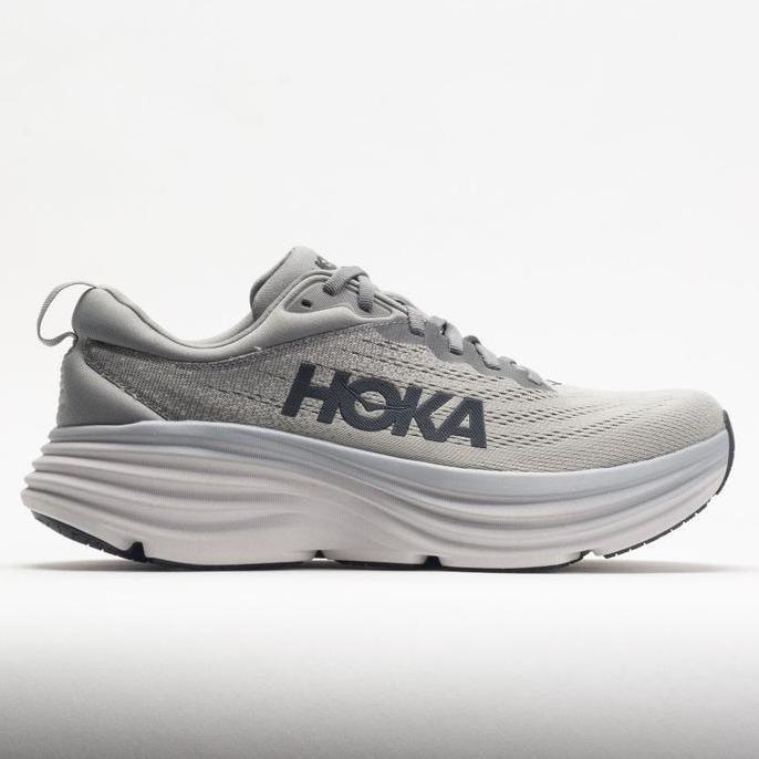 Sepatu Running Wanita Hoka Bondi 8 Grey Premium Best Seller Import