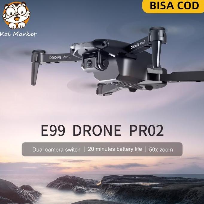KOLMARKET YY010 /YY020 DRONE 4K CAMERA HD VISION POSITIONING DRONE E99PRO DRONE DENGAN KAMERA HD WIF