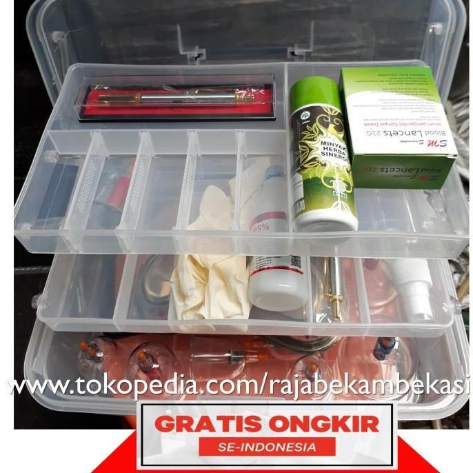 ToolBox Transparant / Box Bekam Keliling / Tool box Transparan Susun HEMAT