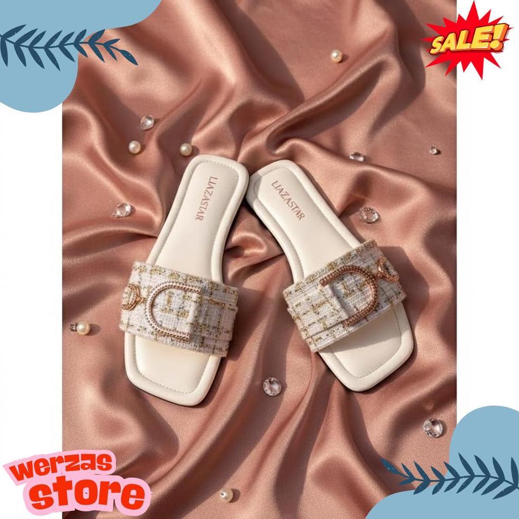 Cod Sandal Flat Zara/Sandal Teplek Zara Terlaris