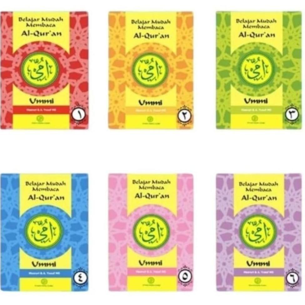 Kitab Ummi Jilid 123456, Tajwid Dasar,Ghoribul Qur'An, Pra Tk Dan Prestasi Ummi