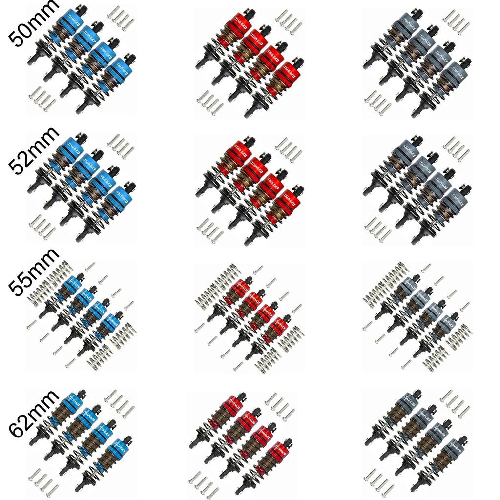 1/10 RC Oil filled Shock Absorbers kit for ARMMR HSP LosiTamiya TT01 TT02 WR-02 M05M06 TA05 On Road 