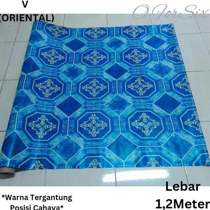 (ROLL) KARPET PLASTIK/PERLAK LANTAI/MEJA/KARPET LANTAI PLASTIK LEBAR 1,2 METER(NEW)