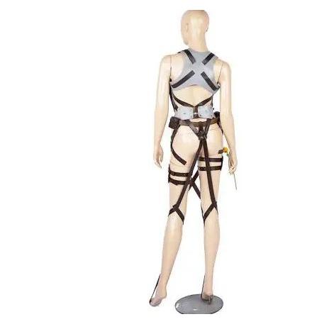 Attack on Titan Shingeki no Kyojin Recon Corps Harness belt hookshot Costume Adjustable Belts cospla