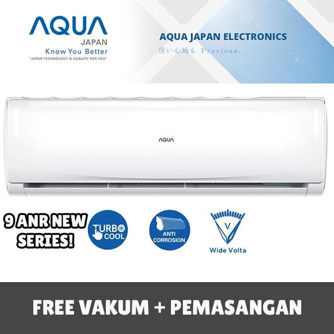 Terlaris Ac Aqua 1 Pk 9Ans Low Watt + Pemasangan