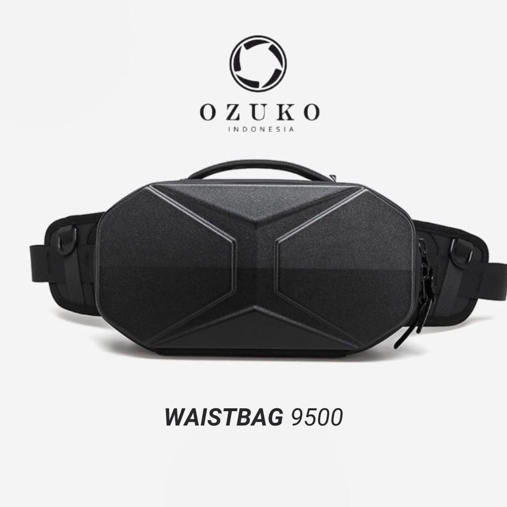 Good- OZUKO Waistbag #9500 - Tas Slempang Pria
