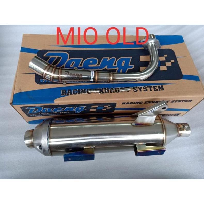 KNALPOT TSUKIGI DAENG FULL STAINLESS NEW MODEL YAMAHA MIO SMILE MIO SPORTY MIO SOUL FINO KARBU