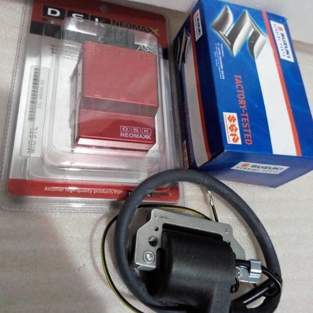 PAKET CDI RACING MIO LAMA 5TL DSK DAN KOIL RM JOWO SUZUKI GENUINE PART