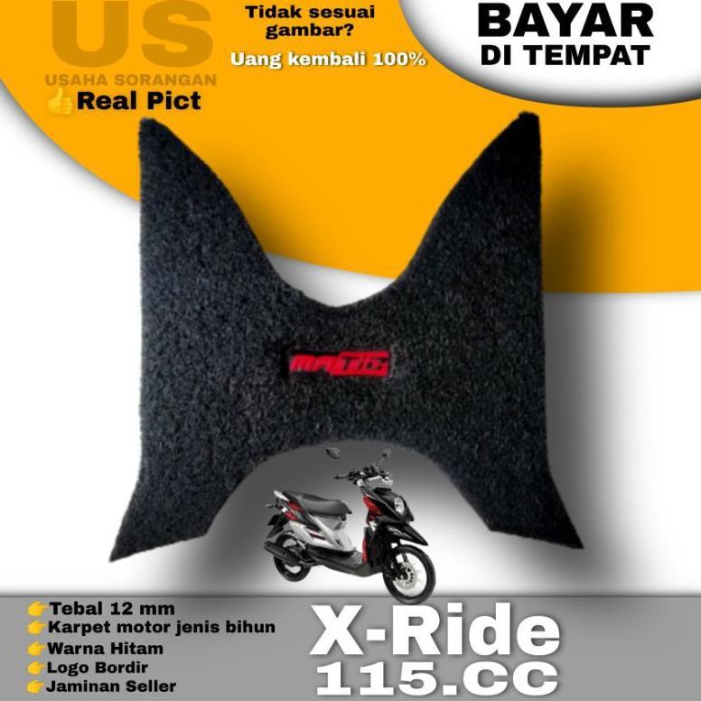 karpet serabut/karpet x-ride 115 cc/karpet motor/karpet bihun/karpet mie/karpet motor x-ride 115