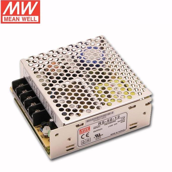 Promo MEAN WELL SWITCHING POWER SUPPLY RS-50-12 50 WATT 12 VOLT Diskon
