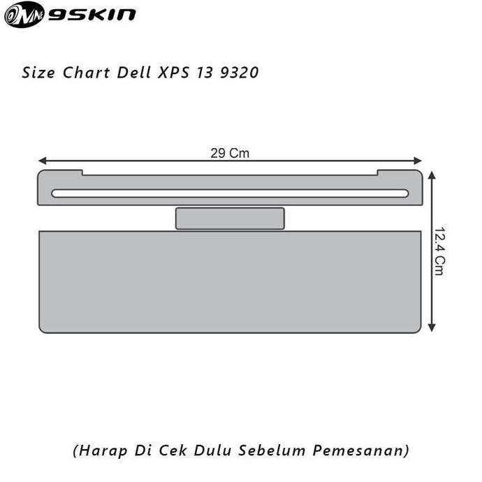 9Skin - Skin Protector Dell XPS 13 9320 2022 - Clear Matte Guard Terlaris