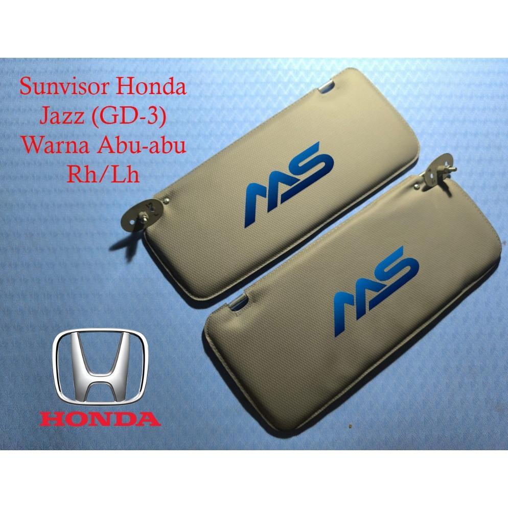 SUNVISOR KW + Cantolan - Sunvisor Honda Jazz (GD3) - Warna Abu Abu (Pelindung Matahari)