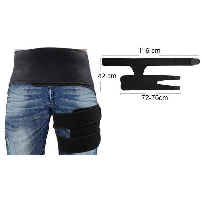 Deker Paha Thigh Brace Penyangga Paha Sciatica Pain Relief Hip Brace Promo
