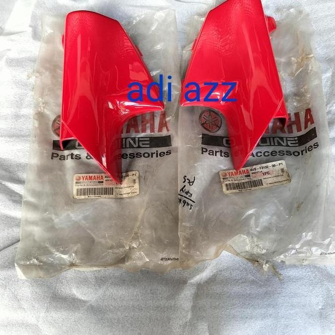 kupingan cover tutup spakbor depan F1ZR fizr merah original ygp