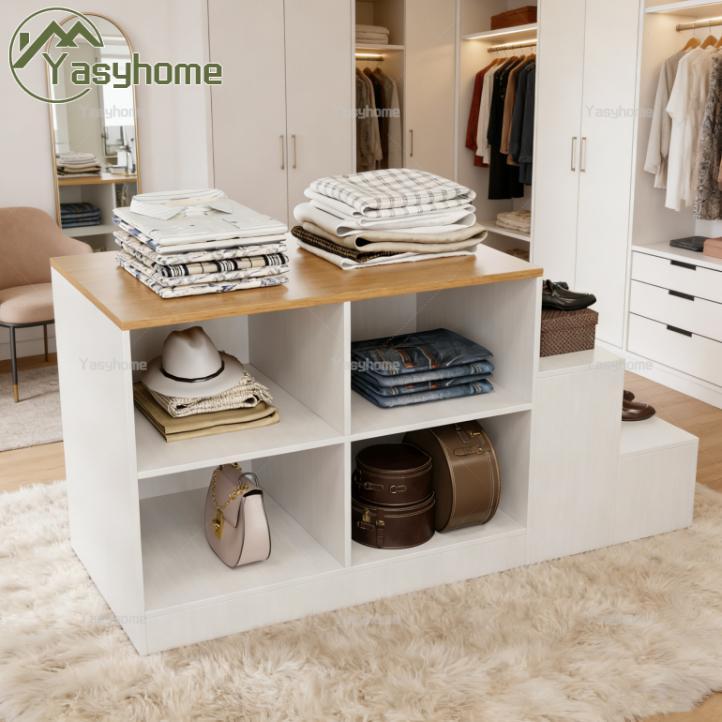 [3 Tahun Garansi]Display Rak Susun/Lemari Pajangan Toko Pakaian/Display Rak 3 Tingkat/Rak Display Te