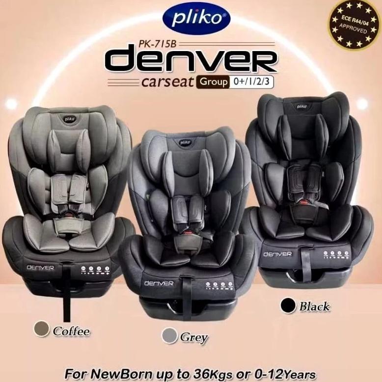 Carseat Pliko Denver PK-715 B / Kursi Mobil Bayi