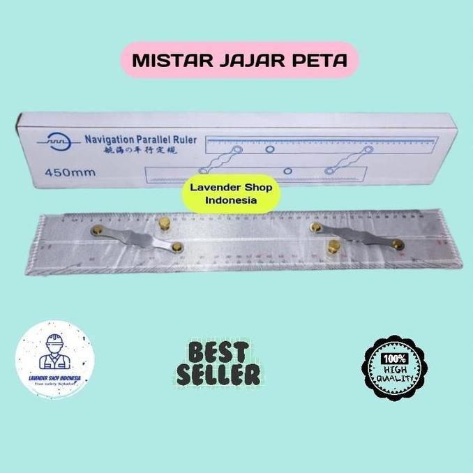 Mistar Jajar Peta Parallel Ruller / Mistar Jajar