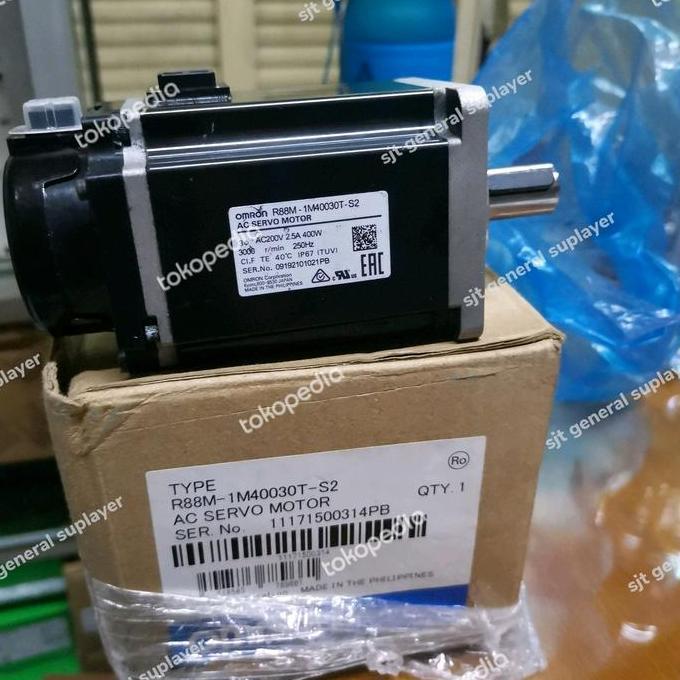 Murah R88M-1M40030T-S2 400W SERVO MOTOR OMRON SECOND LIKE NEW sjt92