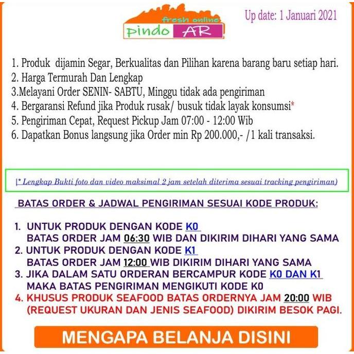 Fruxi- Buah Pir Hijau / Pear Packham Fresh 1Kg