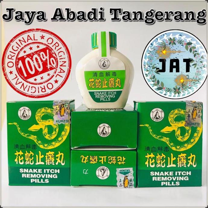 Osso- Kapsul Obat Gatal Snake Itch Removing Pills | Obat Gatal Cina