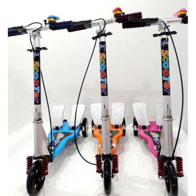 Terlaris Scooter Otoped Genjot / Scooter Pedal Genjot Anak Anak