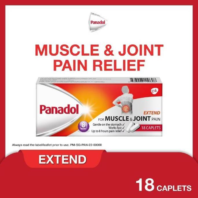 Osso- Panadol Extend For Muscle & Joint Pain 18 Tablets (Singapore)