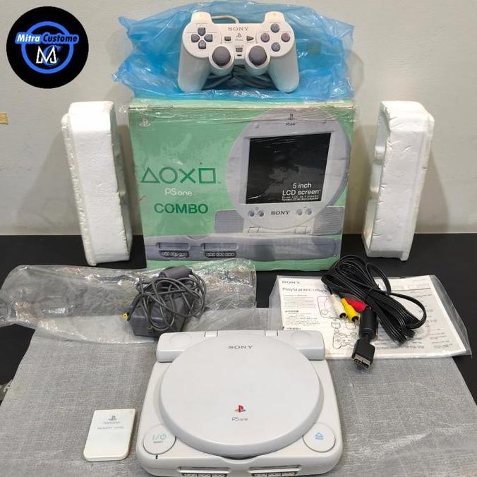 Terlaris Ps One Slim Lcd Screen Combo - Ps1 Combo - Playstation 1 Lcd Fullset