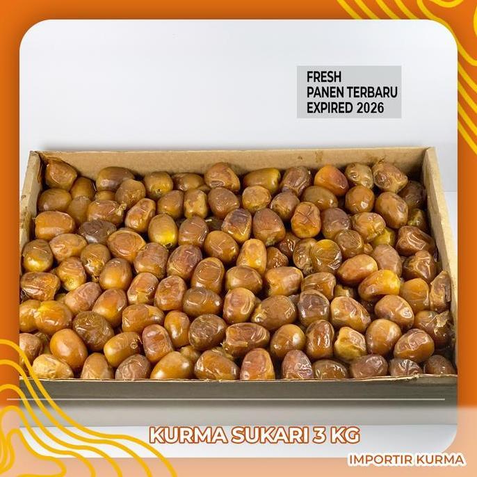KURMA SUKARI 3 KG / KURMA SUKKARI / SUKARI BASAH / SUKARI PREMIUM