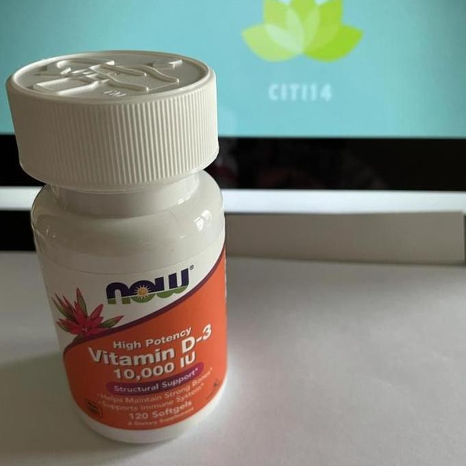 Vitmax- Now Food Vitamin D3 10000 Iu - Vit D D-3 10000Iu 120 Softgels