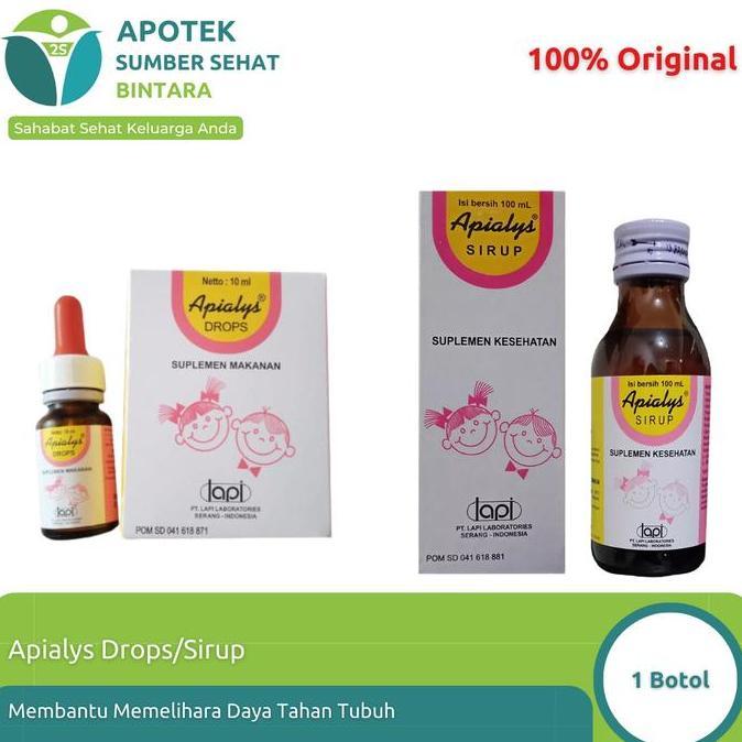 Ladyxy- Apialys Drop/Apialys Sirup - Vitamin Anak