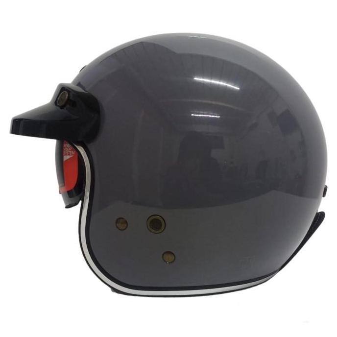 Good- NJS NX-2 SOLID HELM RETRO HELM NJS NX2