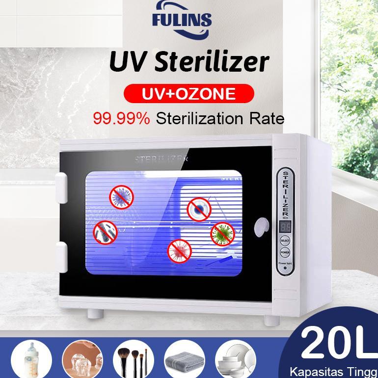 GaransiUV Sterilizer Box Disinfection Cabinet UV Ozon Kill Bakteri Covid Alat steril Salon Alat Kuku
