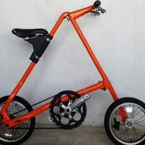 Terlaris Strida Mini Orange Sepeda Lipat Folding Bike