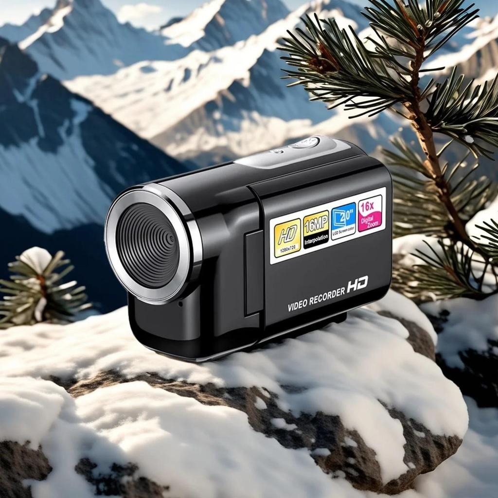 Null Full 1080P HD Rotation 16X HD Camcorder Video DV Camera SD Card Hand-held DV Mini Camera Portab