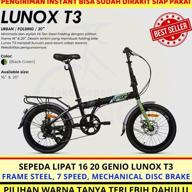 Terlaris Sepeda Lipat 16 Genio Lunox 1.0