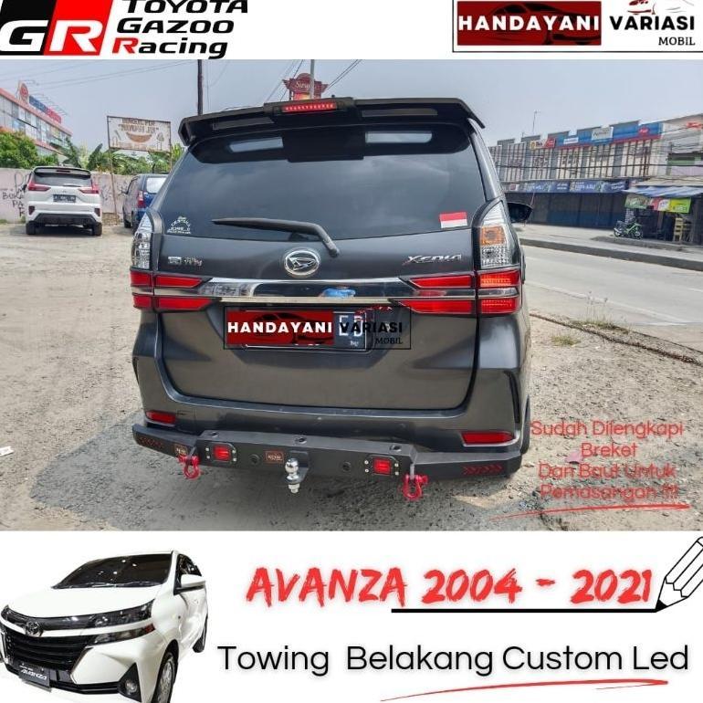 Towing Bumper Belakang Custom Mobil Toyota Avanza 2004 2021 Custom Led