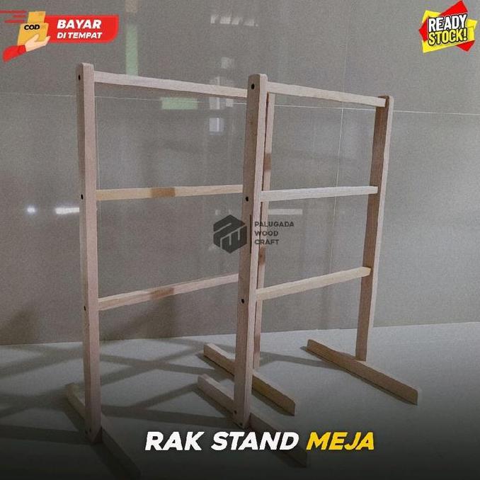 Dkrs- Rak Meja Rak Warkop Rak Gantung Meja T50Xl30