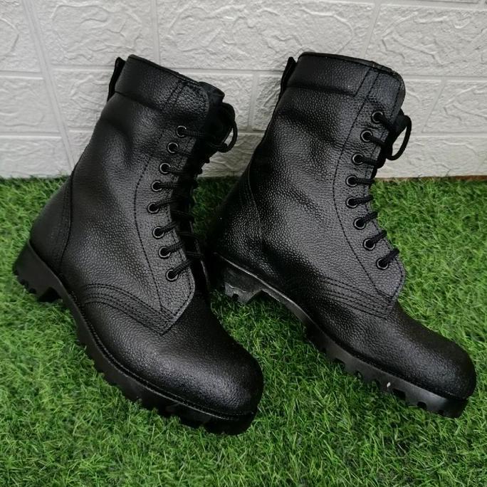 Sepatu PDL Kulit Jeruk Polri / Sepatu PDL Pendidikan Polisi / Sepatu Kulit Jeruk