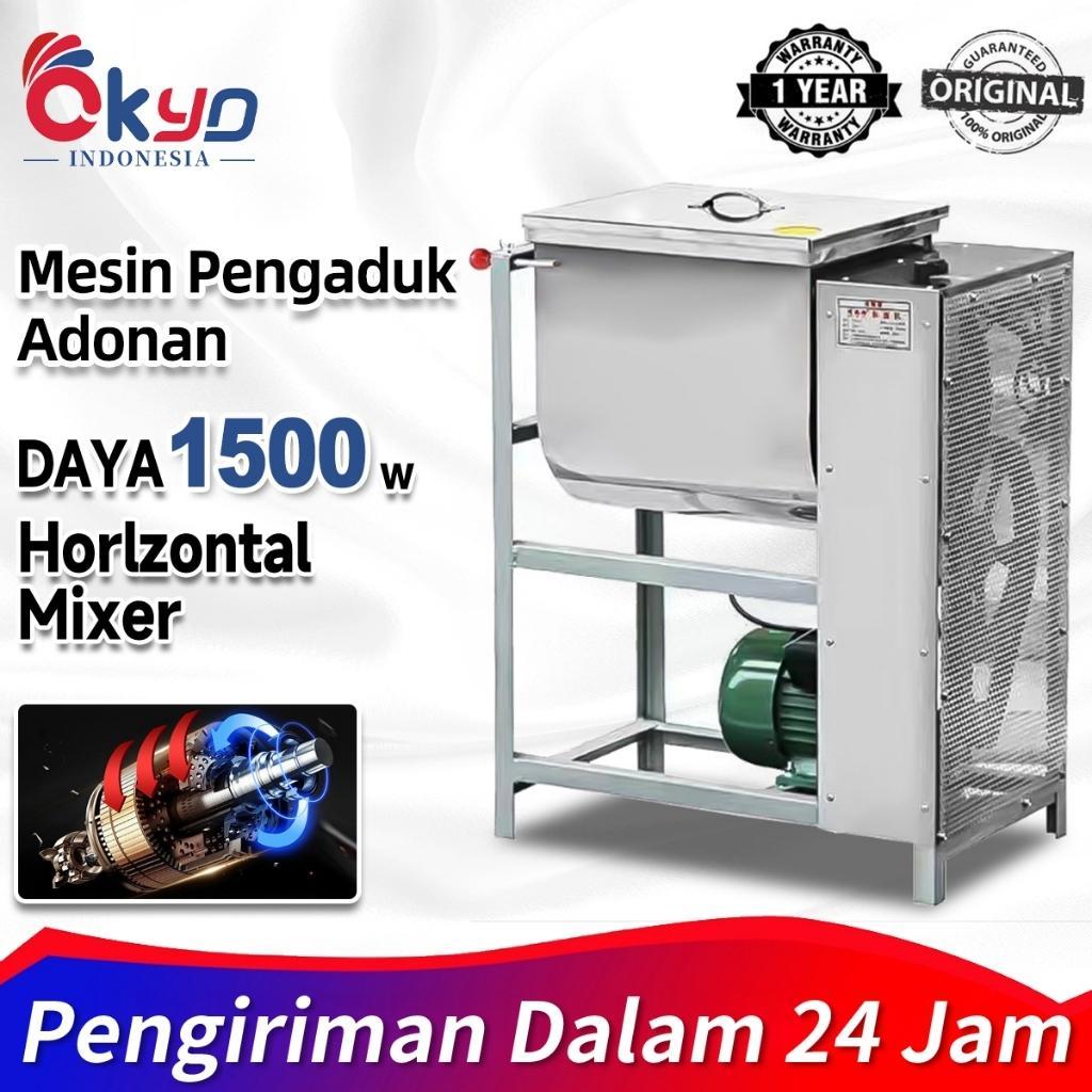 Mesin Pengaduk Adonan Mie/Adonan Padat Berat Mesin Penggiling Mie Horizontal Dough Mixer/5-15Kg Orig